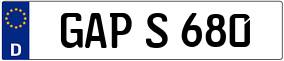 Truck License Plate